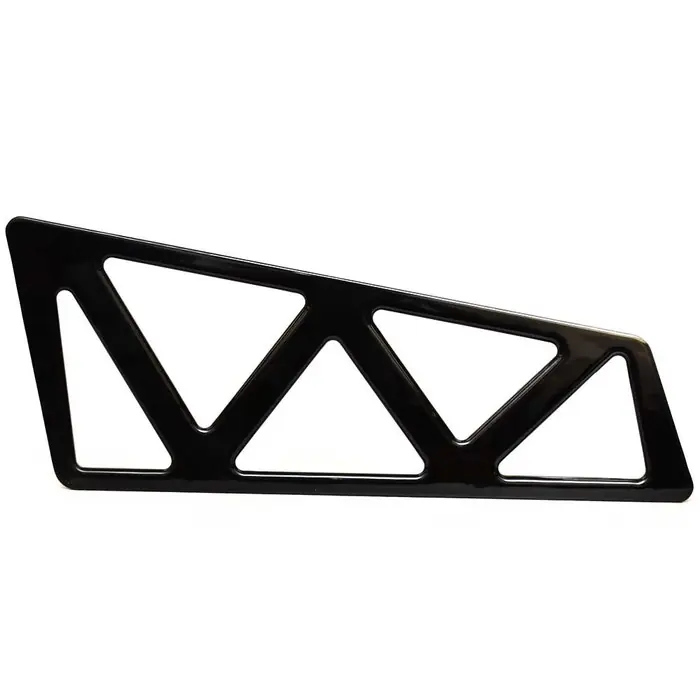 No Minimum Order Ranger Boat Transom Vent Grate | 21 1/4 x 8 1/2 Inch Black Aluminum