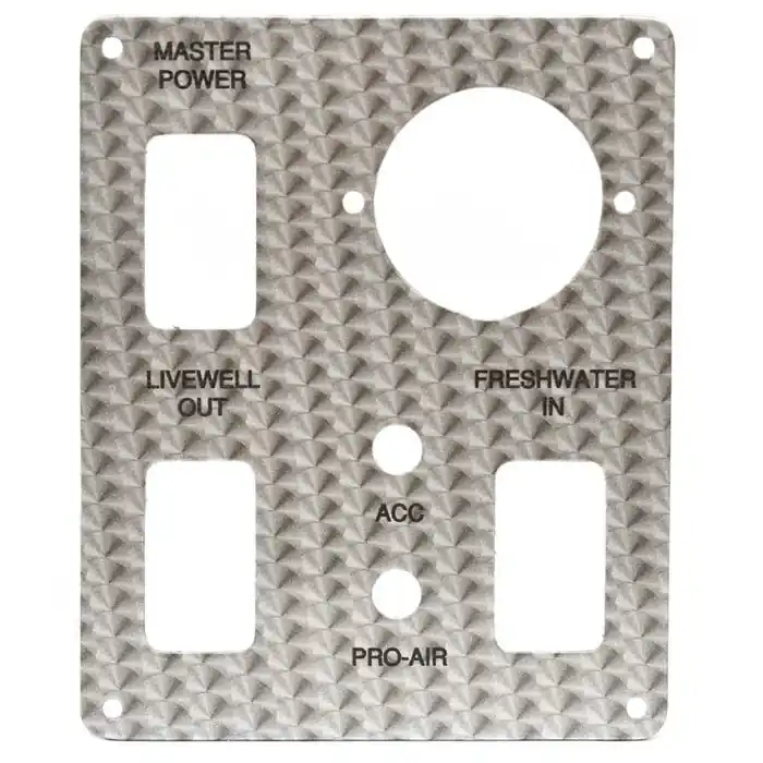Bass Cat Boat Blank Livewell Switch Panel 57007 | BAS-1535 Dipped Big Sale