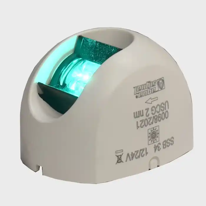 Next Day Delivery Aqua Signal Boat LED Navigation Light | Series 34 12/24V STBD