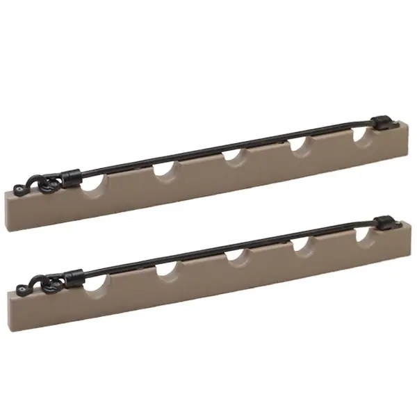 Mega Sale Lund Boat Rod Handle Holder 1984009 | Brown 18 1/2 x 1 3/4 Inch (Pair)
