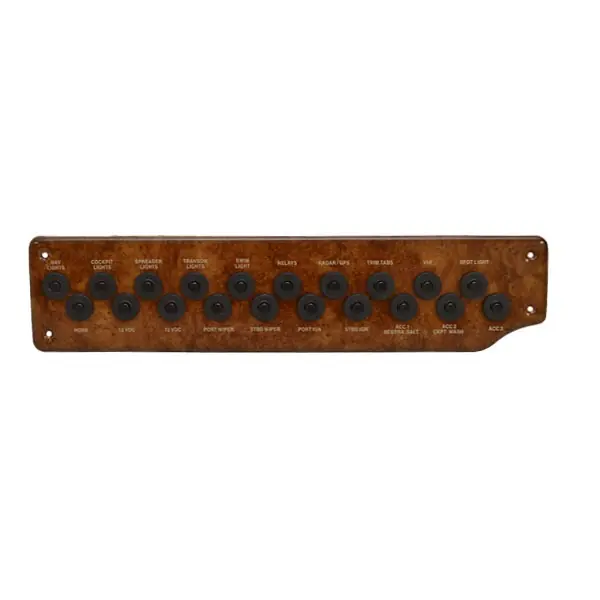 Rinker Boat Push to Reset Breaker Panel | 330 Faux Woodgrain Best Seller