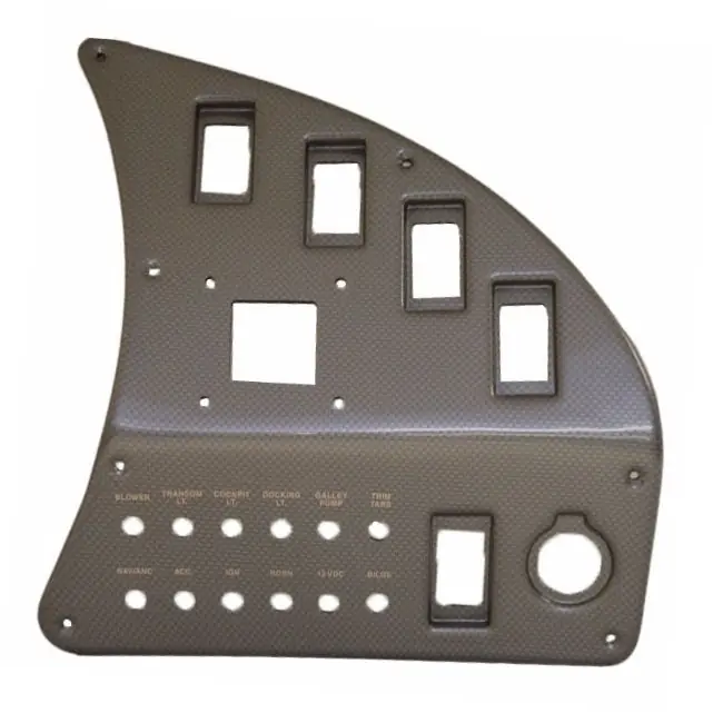 Bulk Order Rinker Boat Blank Switch Panel 73633 | 262 Captiva Gray Gold