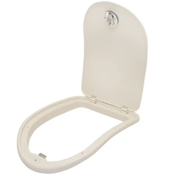 Tracker Boat Curved Hatch 135677 | Ivory 9 7/8" x 14 1/2" Plastic Latest