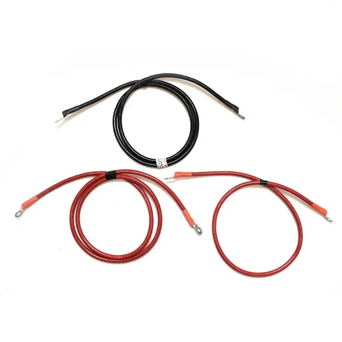 Boat Battery Cable Kit 290-01887-K | 2 AWG (Set of 3) Worldwide Shipping