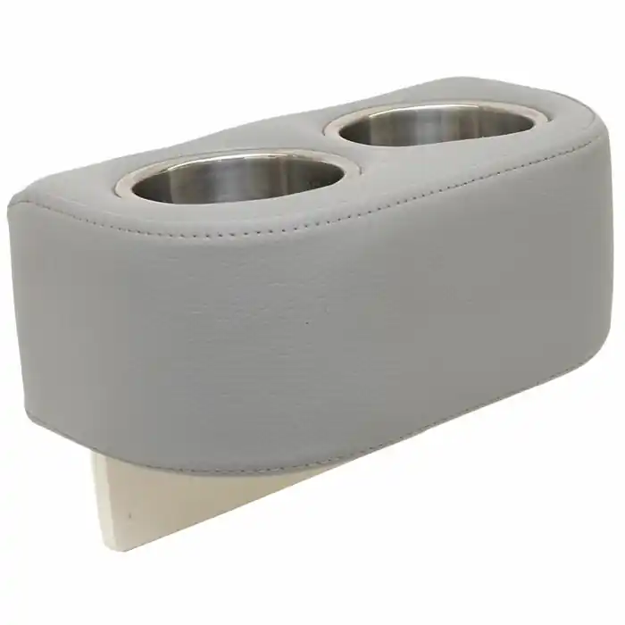 Viaggio Boat Moveable Armrest W/ Cupholders | Gray Vinyl Special Offer