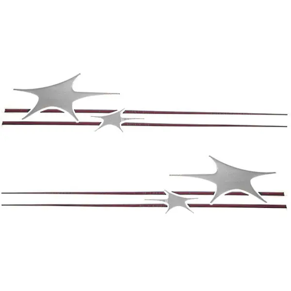 Sale MasterCraft Boat Raised Decal Kit 758085 | 08-09 Pro Tour Graphic Red