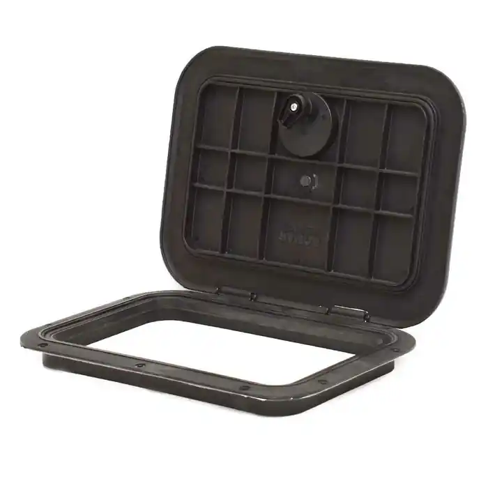 Top Pick Bomar Boat Inspection Hatch G7711-11TMT | 7 x 11 Inch Black Plastic