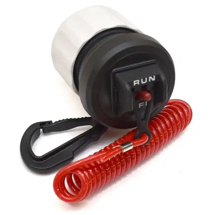 Genuine Mercury Boat Emergency Stop Lanyard Kit 87-19674A06 | 2 Inch Black