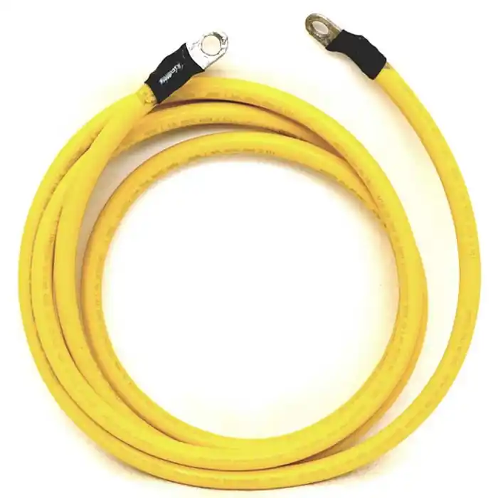 Best Choice Boat Battery Cable | 15 Foot 2/0 AWG Yellow