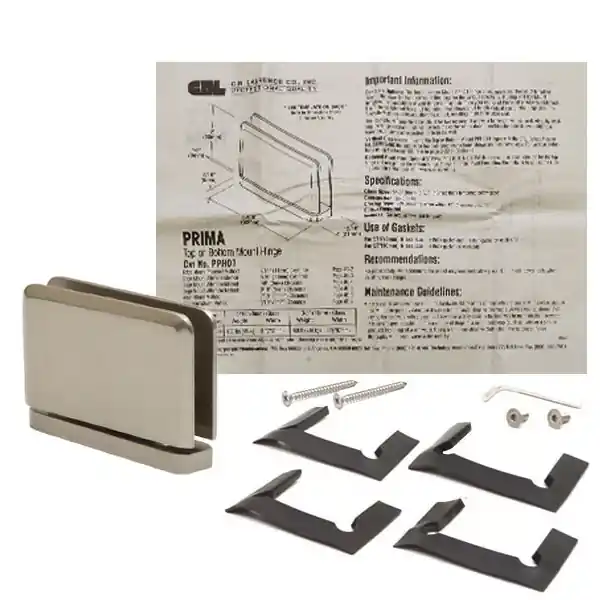 Weekend Sale CRL Boat Top Bottom Mount Hinge PPH01BN | 3 5/8 Inch Stainless Steel