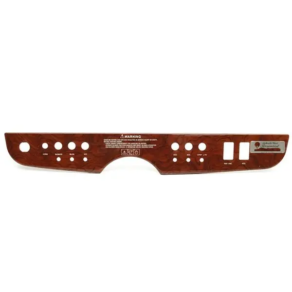 Hot Picks Four Winns Boat Blank Switch Panel 025-3801 | 220 Horizon Rosewood