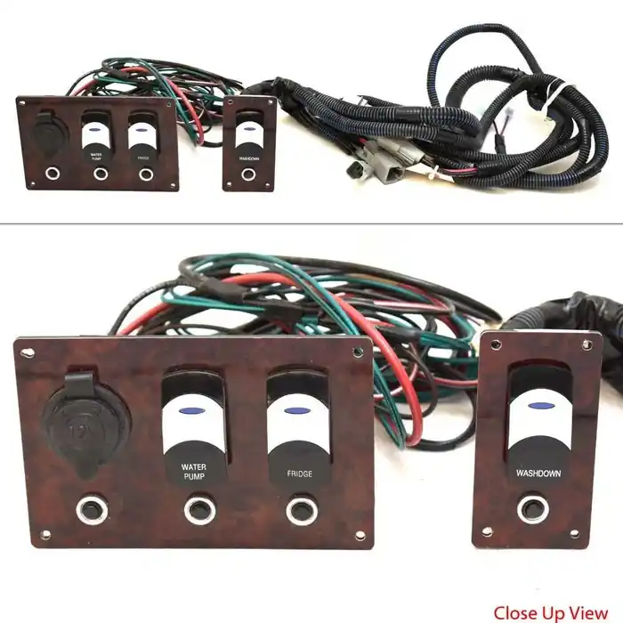 Flash Sale South Bay Boat Switch Panel 13387 | 925 Entertainer Woodgrain (Kit)
