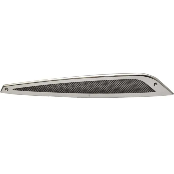 Malibu Boat Intake Vent Cover 3328071.1 | 16 3/8 x 2 3/8 Inch Stainless Premium