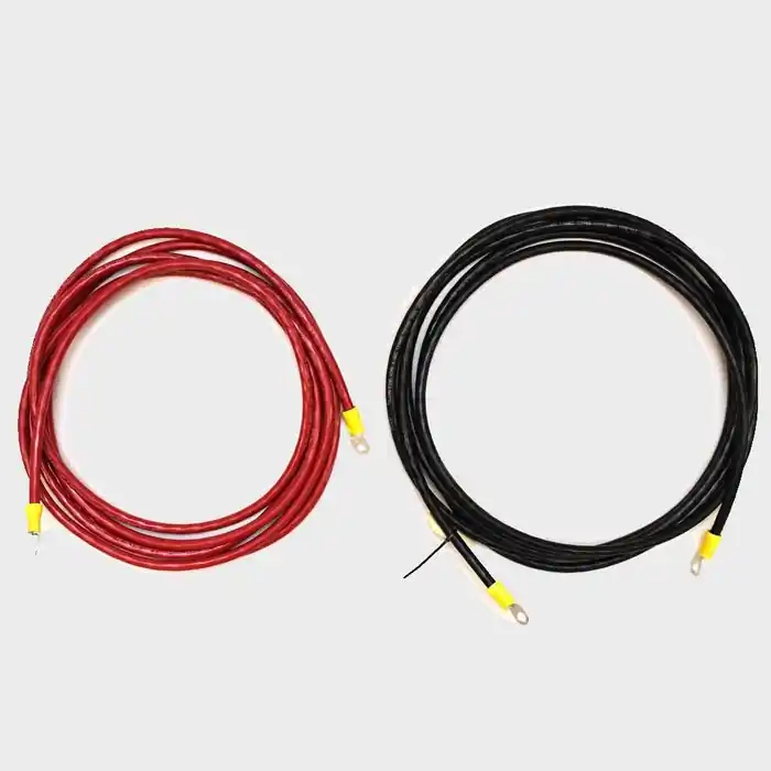 Lowe Boat Battery Cables 2081109 | 4 AWG 16 FT Red Black (Set of 2) Top Pick
