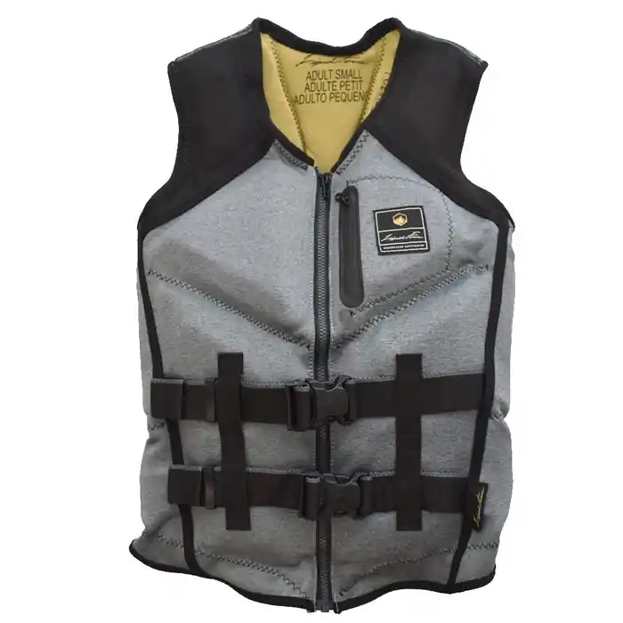 Liquid Force Boat Watson Life Jacket 735656 | Mens 32-36 Inch Gray Authentic