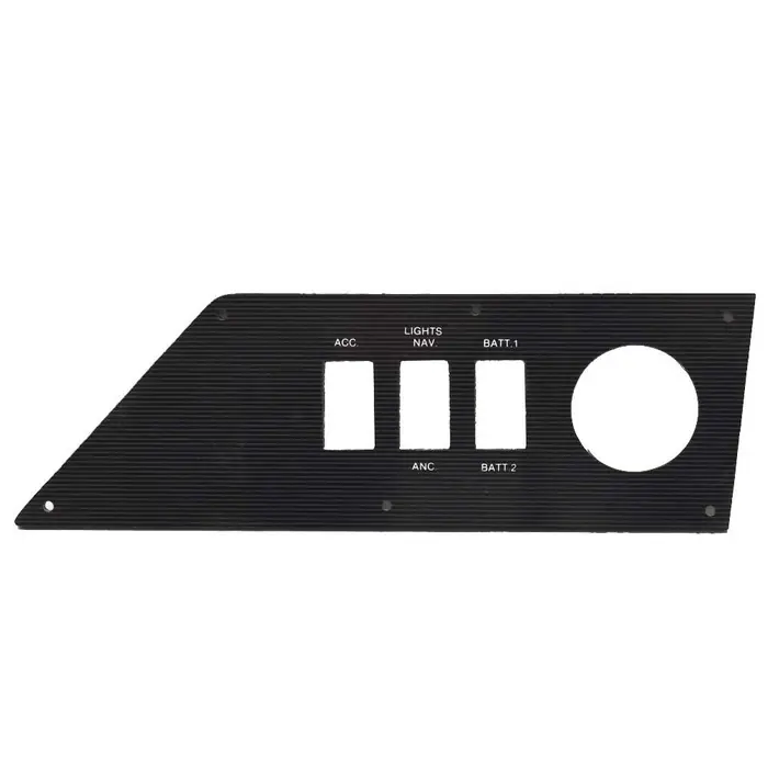 Bass Cat Boat Blank Bow Panel | w/ Switch Cutouts 12 1/8 Inch Holiday Sale