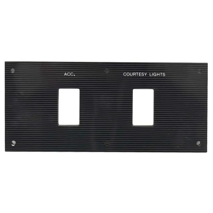 Don’t Miss Out Bass Cat Boat Blank Rocker Switch Panel | ACC Courtesy w/ Lines