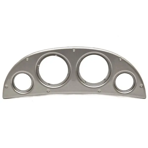 Lund Boat Blank Gauge Panel | 16 7/8 x 6 1/4 Inch Gray Plastic Budget
