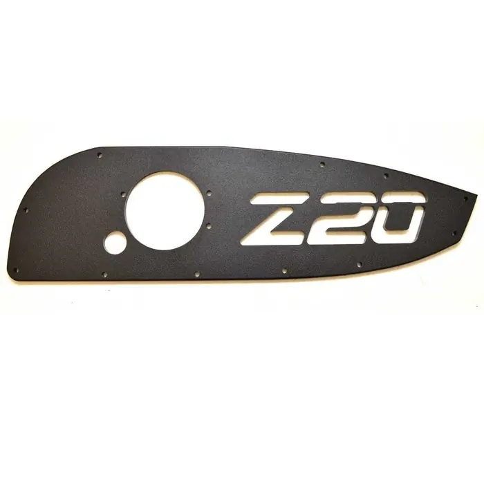 Nitro Boat Blank Shifter Panel | 25 3/4 x 7 1/4 Inch Z20 Black Crafted