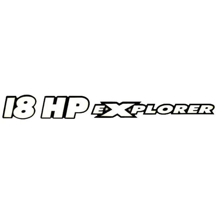 Big Sale Triton Boat Raised Decal 1949654 | 18 HP Explorer 23 x 2 1/2 Inch