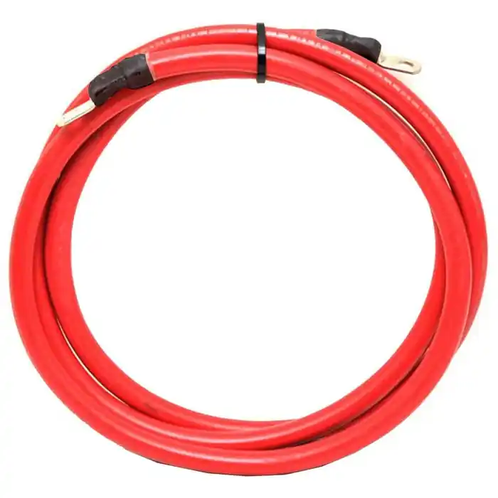 Boat Battery Cable | 2/0 AWG 3/8 Inch Lugs 10 FT Red Exclusive Offer