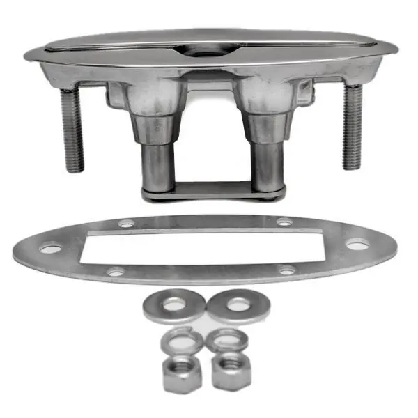 Limited Offer Attwood Boat Lift-Up Cleat 66524-1 | 8 In Stainless Steel Flush Mount