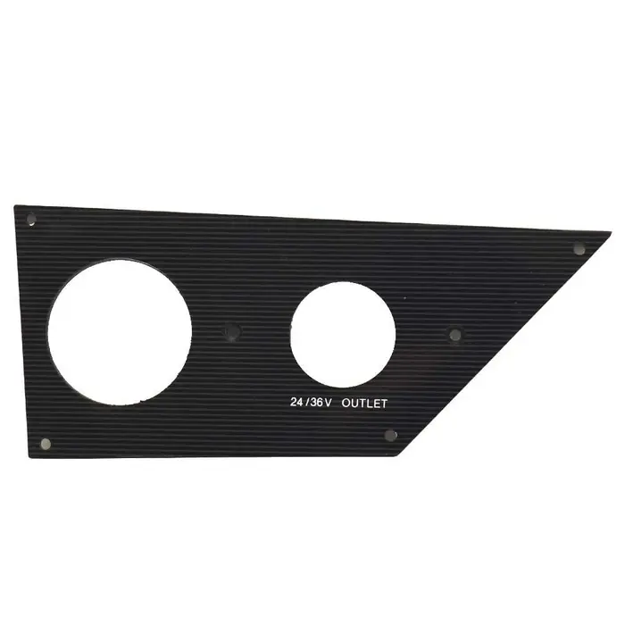 Fast Shipping Bass Cat Boat Blank Outlet/Gauge Panel | 8 3/4 x 3 3/4 Inch
