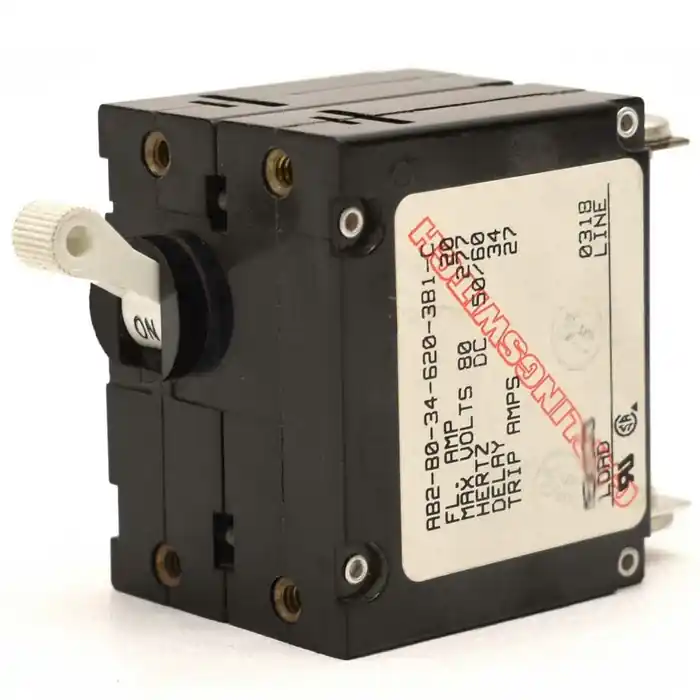 Carling Boat Toggle Switch Breaker AB2-B0-34-620-3B1-C | 20A 277V ON/OFF Hassle-Free Returns