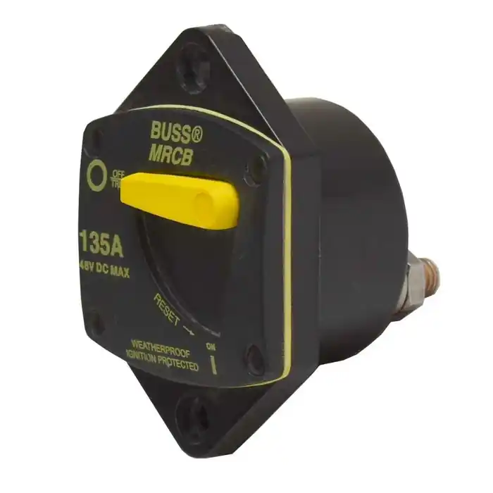 Professional Grade Eaton Bussmann Boat Circuit Breaker 187135P-03-1 | 135 A 48 VDC