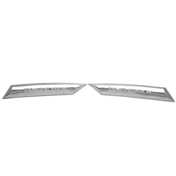 Malibu Boat Emblem Cover Plates 5992822 | Silver Edition (Set of 2) New Arrival