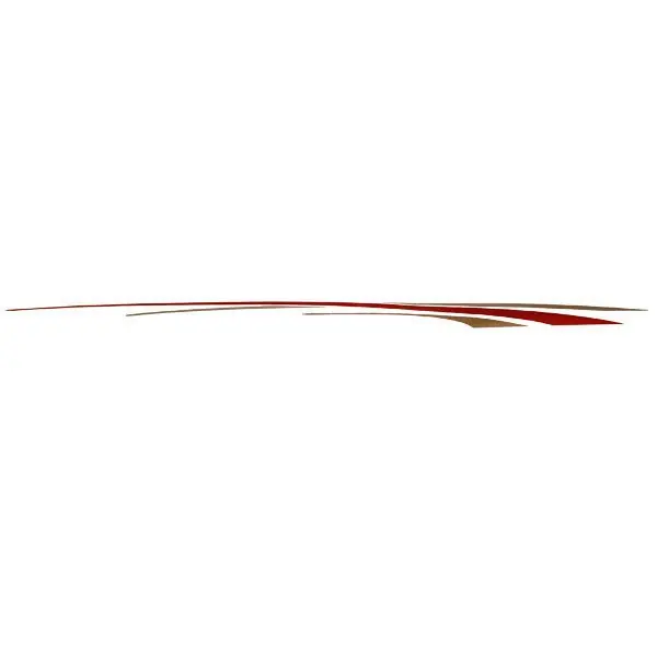 Rinker Boat Hull Graphic Decal 3493-2 | 212 Burgundy Gold 1996 (PORT) Markdown