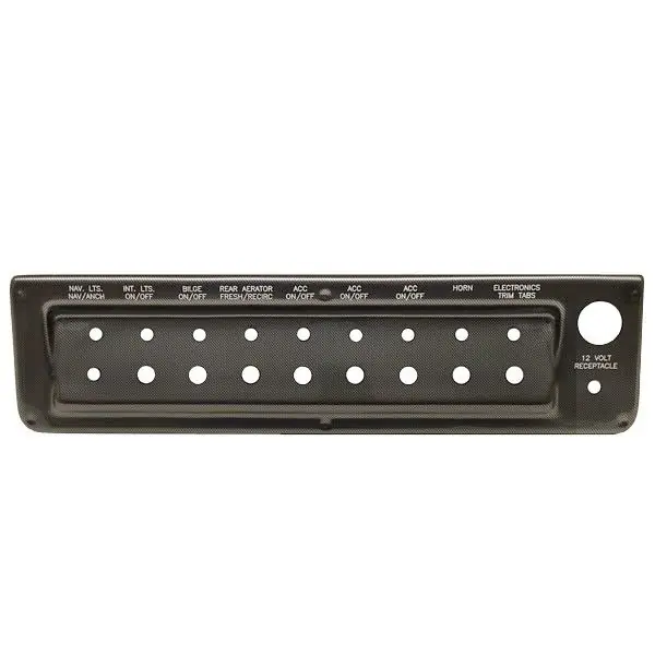 Ranger Boat Toggle Switch Panel 7202564GL | 173 Ghost 17 1/8 Inch Affordable