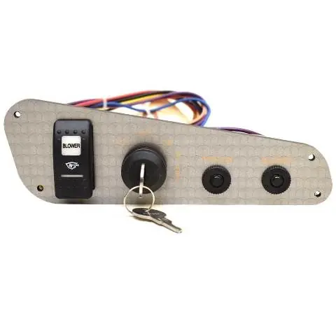 Free Returns Rinker Boat Ignition Panel 2070061 | 200 Captiva MTX Silver