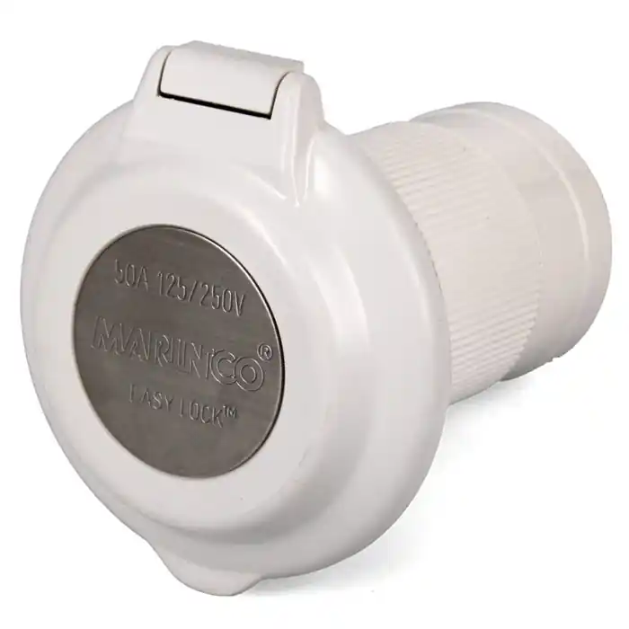 Fresh Stock Marinco Boat Shore Power Plug 6344EL-B | 125V 50A