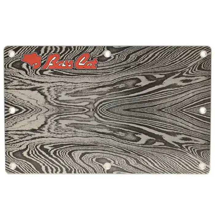 Bass Cat Boat Bow Accent Panel 57122 | Aluminum 12 x 7 1/2 Inch Woodgrain Seasonal Sale