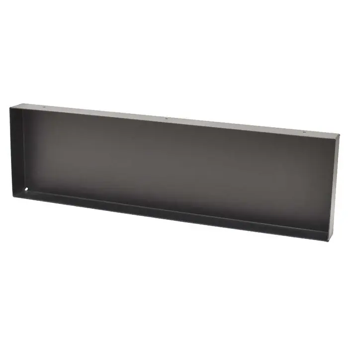 Deal Ranger Boat Console Storage Tray 7200298 | 26 1/8 Inch Black Aluminum