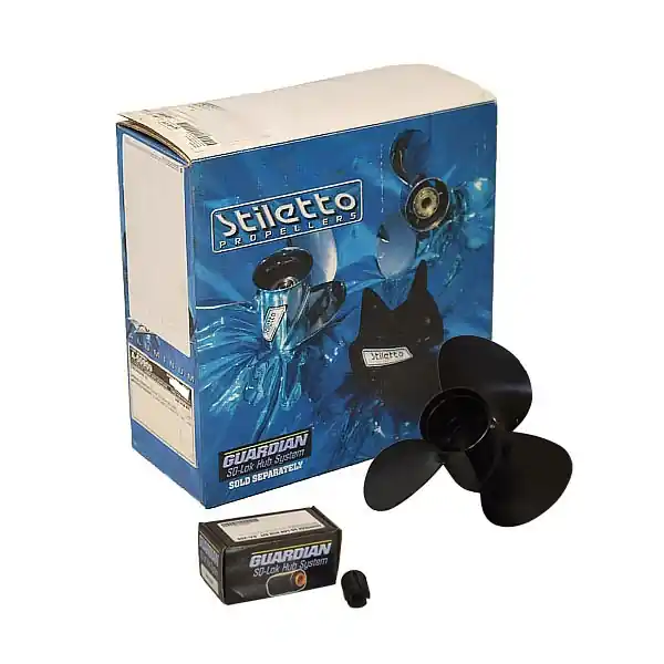 While Supplies Last Stiletto Ariva Boat Propeller A50910 | Nissan Mercury RH 9 x 10P