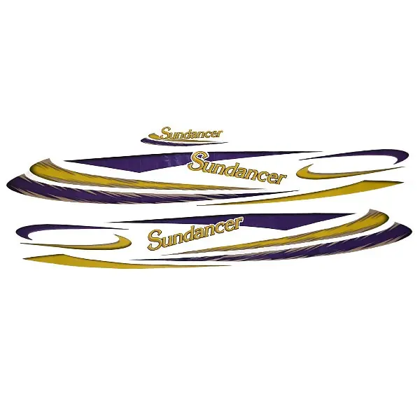 No Minimum Order Sea Ray Boat Graphic Decal Set | Sundancer DX 3PC