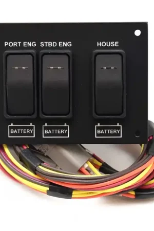 Affordable Sea Ray Boat Battery Switch Panel 2264632 | Dual Engine 4 3/4 Inch