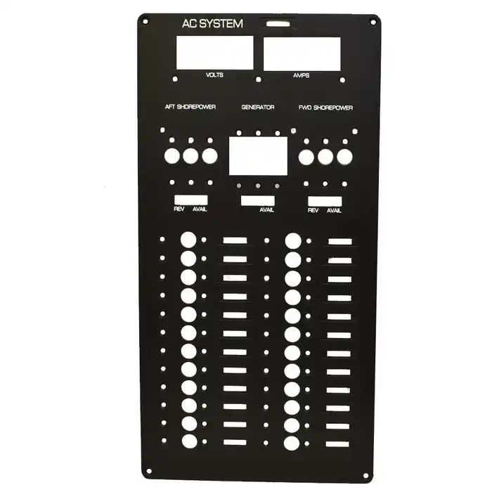 Warranty Included Tiara Boat Blank Breaker Panel | 18 5/8 x 9 1/2 Inch AC/DC