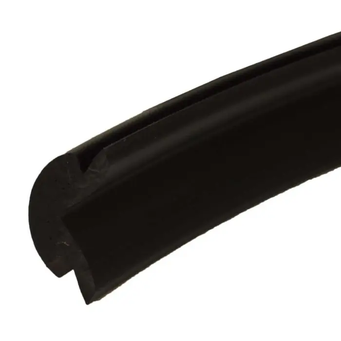 Modern Taco Boat Rub Rail Insert V12-0303BKA50 | 1/2 x 1 Inch Black (50 FT)