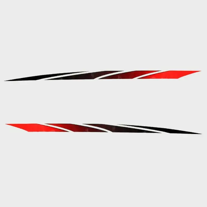 New Release Glastron Boat Graphic Hull Decals | GT Red Sticker 2008 (Set of 2)