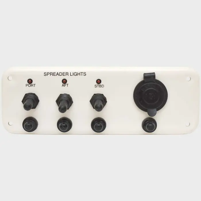 Fast Shipping Triton Boat Switch/Breaker Panel 209686 | Spreader Lights White
