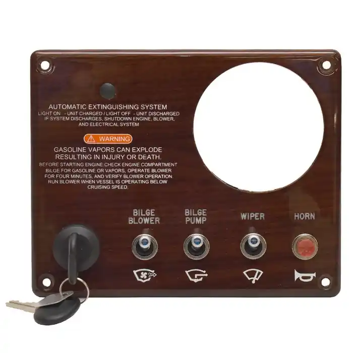 Sea Ray Boat Ignition Panel 1840134 | Weekender Woodgrain Discount