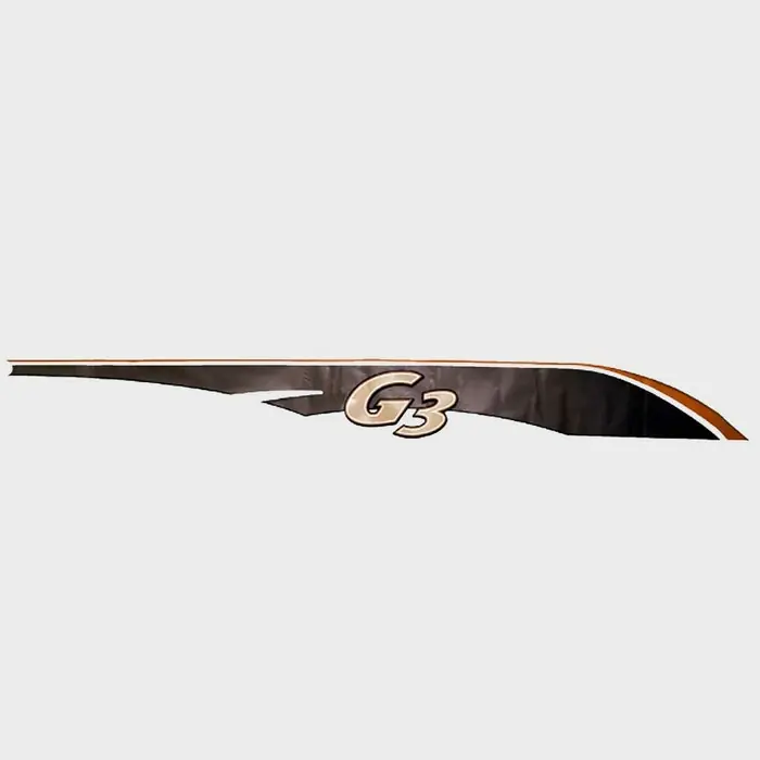 Price Drop G3 Boat Graphic Decal 73404651 | 2009 LX Gold Brown 105 3/4 x 11 Inch