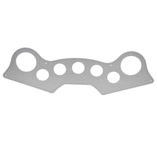 Bayliner Blank Boat Gauge Panel 1943065 | 25 5/8 x 8 Inch Aluminum Cheap