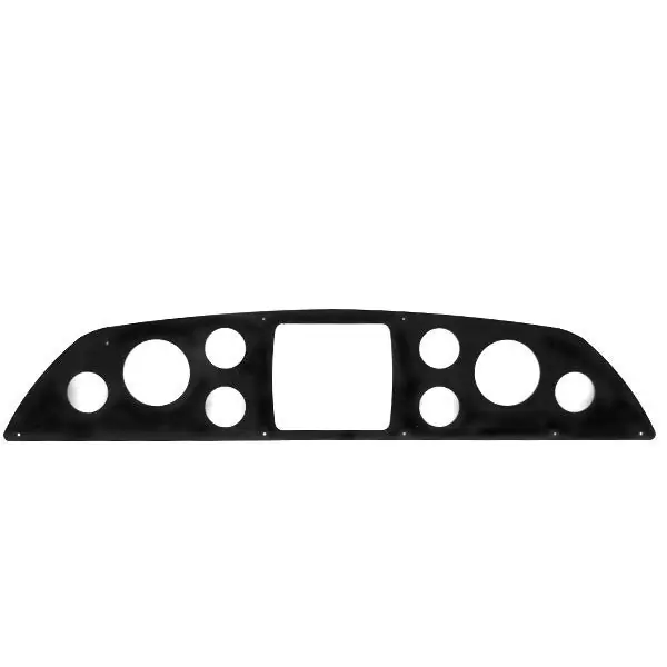 Four Winns Boat Blank Gauge Panel 025-4000 | 248 Vista Black Plastic Instant Buy