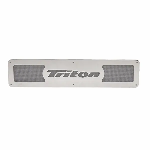 Modern Triton Boat Rear Battery Vent w/Screen | Step Pad Silver / Black