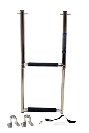 Windline Boat Platform Ladder 031-2017 | Stainless 2 Step Telescoping Popular