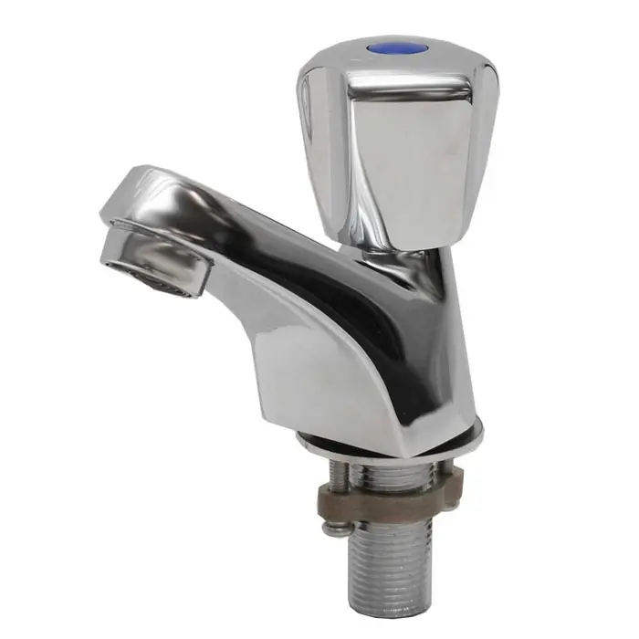 Scandvik Boat Cold Water Tap 70000 / EF3 | 5 1/2 x 4 1/2 Inch Chrome Worldwide Shipping